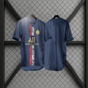 Camiseta Sublimada - Paris PSG   - Personalizada